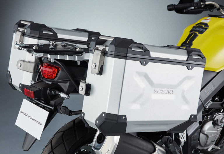 V-Strom Aluminum Sidecase Set - Suzuki Canada Inc.