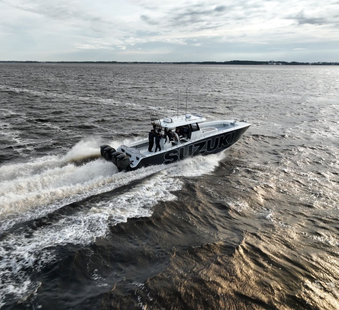 DF350AMD motor on a boat